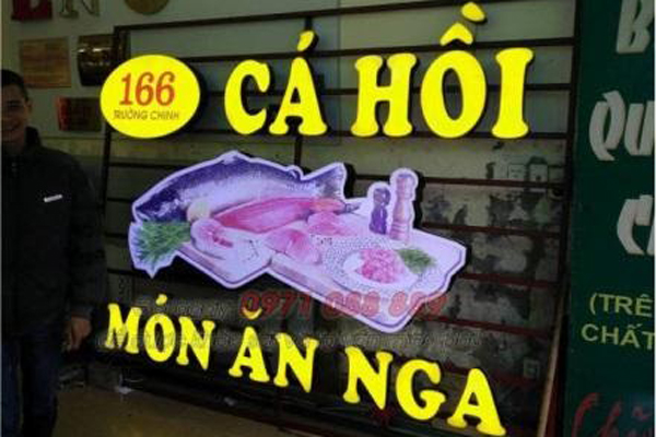 Làm biển quảng cáo chữ nổi tại Hà Nội